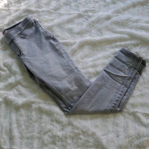 Pull On Gray Skinny Jeans